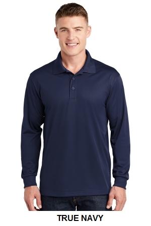 Sport-Tek® Long Sleeve Micropique Sport-Wick® Polo. ST657.